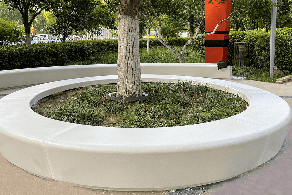 邯郸滏阳河劳动公园树池坐凳