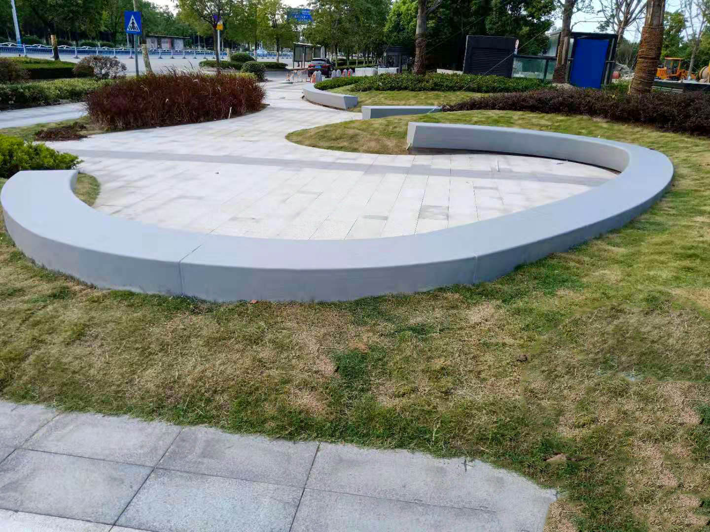 南通纽约时代广场清水凳
