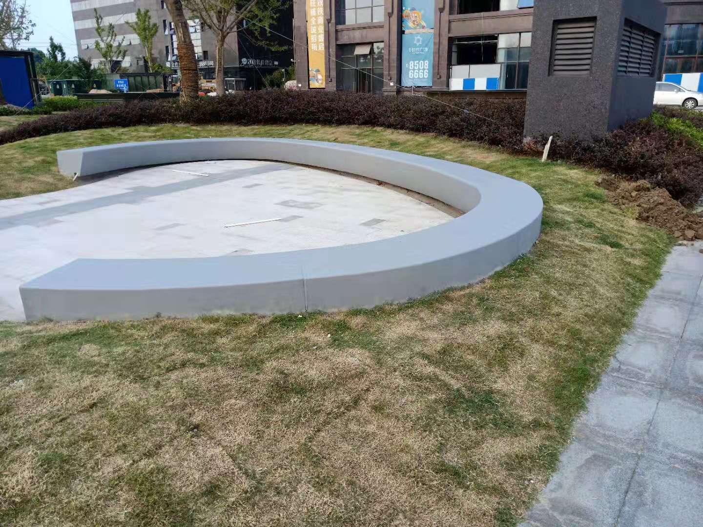 南通纽约时代广场清水凳
