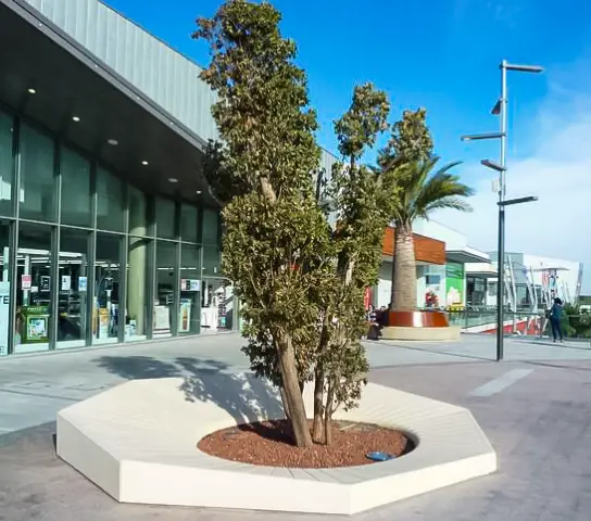 UHPC 多边形树池坐凳：重塑商业广场景观边界